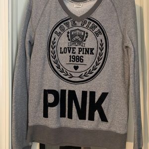 PINK Grey Sweater